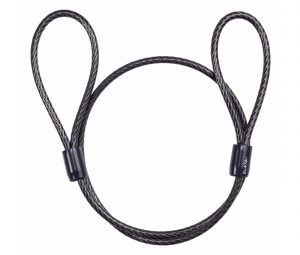 Candado de cable para asiento bontrager 5 x 750 mm negro