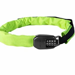 Hiplok SPIN, Candado de cadena, Unisex, NEON YELLOW, 75 cm de perímetro